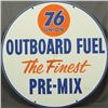 Image 1 : Union 76 Outboard Fuel Porcelain Gasoline Sign