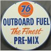 Image 8 : Union 76 Outboard Fuel Porcelain Gasoline Sign