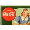 Image 2 : 1941 Coca-Cola Cardboard Sign NOS
