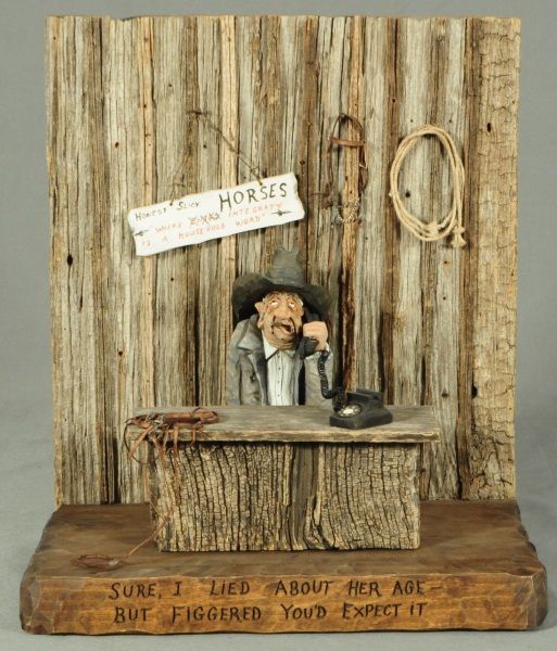 Gene Zesch Original Wood Carving