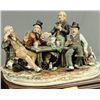 Image 2 : Capodimonte  "Card Players" Poker Scene