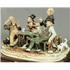 Image 3 : Capodimonte  "Card Players" Poker Scene