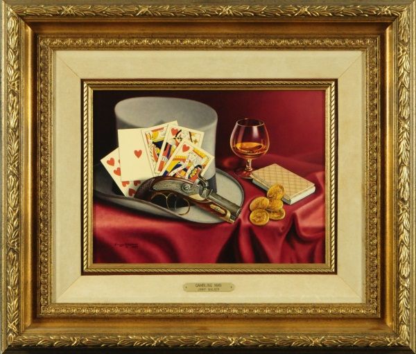 Jimmy Walker "Gambling Man" Oil Painting