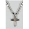 Image 2 : Silver and Gold Cross Necklace