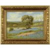 Image 1 : Hugo Herbeck "Bluebonnet Pasture" Oil Painting