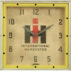 International Harvester Tractor Advertising Clock