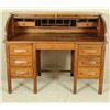 Image 5 : Oak Roll Top Desk