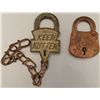 Image 2 : Keen Kutter Santa Fe & Indian Motif Padlocks