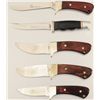 Image 1 : Collection of 5 Case XX Indian Hunting Knives
