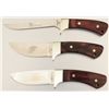 Image 1 : Collection of 3 Case XX Indian Hunting Knives