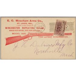 Winchester Gun Advertising Envelope 1893