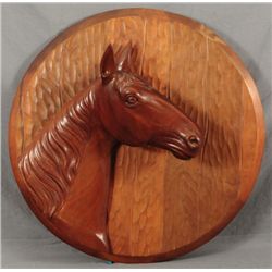 Vintage Western Horse Head Plaque