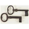Image 1 : 2 Large Antique Keys