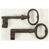 Image 2 : 2 Large Antique Keys