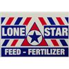 Image 1 : Lone Star Feed - Fertilizer Tin Advertising Sign