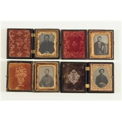 Collection of 4 Civil War Tintype Photos