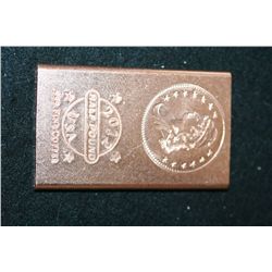 2012 Copper Ingot; .999 Fine Copper Half Pound