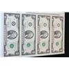 Image 1 : 1995 US Federal Reserve Note $2; Atlanta GA Reserve; Lot of 4; Uncut Bills