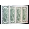 Image 2 : 1995 US Federal Reserve Note $2; Atlanta GA Reserve; Lot of 4; Uncut Bills