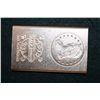 Image 1 : 2012 Copper Ingot; .999 Fine Copper Half Pound
