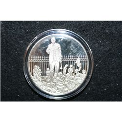 America's Bicentennial Celebration Sterling Silver Round; New Orleans LA Muscial Celebration With Un