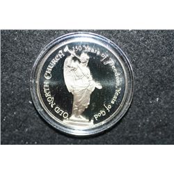 Sterling Silver Round; 250 Years of Freedom, Years of God; Old North Church-Christ Church in The Cit