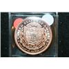 Image 2 : Copper Round; .999 Fine Copper 1 Oz.