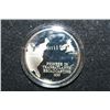 Image 2 : Sterling Silver Round; 50th Anniversary of First Transatlantic Broadcast; Pittsburgh to London; .925