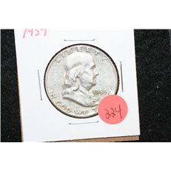 1959 Ben Franklin Half Dollar