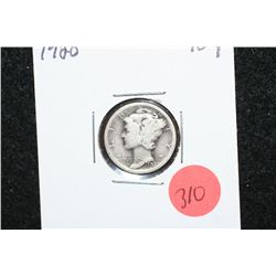 1920 Mercury Dime