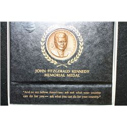 1964 John Fitzgerald Kennedy Memorial Medal