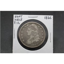 1836 Bust Half Dollar F-12