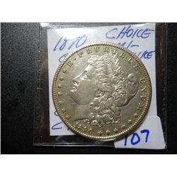 1890 PROOF LIKE MS-60 CC MORGAN SILVER DOLLAR