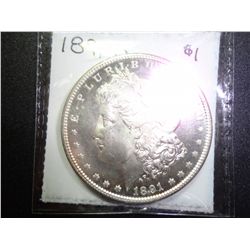 1891-S MORGAN SILVER DOLLAR MS-65 DMPL