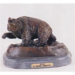 Bear Bronze Sculpture by Frederick Remington