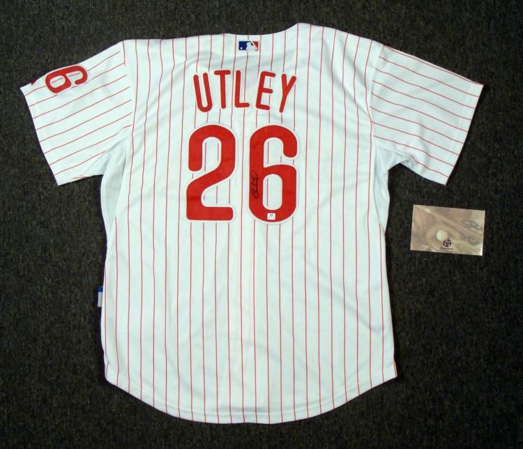 chase utley signed jersey