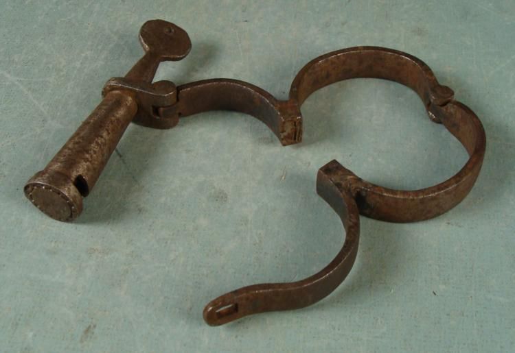 Antique Slave Shackles 1800s Prisoner Pre Civil War