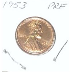 1953 PROOF LINCOLN PENNY *EXTREMELY RARE PROOF HIGH GRADE*!!