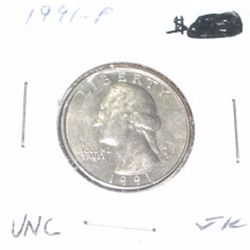 1991-P QUARTER *RARE UNC HIGH GRADE*!!
