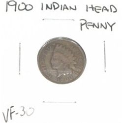 1900 INDIAN HEAD PENNY *RARE VERY FINE-30 GRADE - NICE COIN*!!