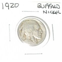 1920 BUFFALO NICKEL *PLEASE LOOK AT PICTURE TO DETERMINE GRADE*!!