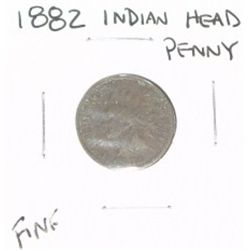 1882 INDIAN HEAD PENNY *RARE FINE GRADE - NICE COIN*!!
