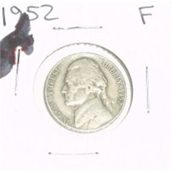 1952 JEFFERSON NICKEL *FINE GRADE*!!