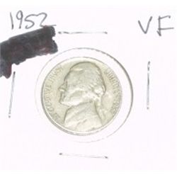 1952 JEFFERSON NICKEL *VERY FINE GRADE*!!