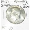 Image 1 : 1967 SILVER KENNEDY HALF DOLLAR *EXTREMELY RARE MS-65 HIGH GRADE*!!