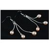 Image 2 : Natural 4.53g Freshwater Dangling Silver Earring