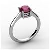 Image 1 : Ruby 1.05 ctw Ring 14kt White Gold