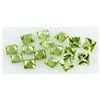 Image 1 : Peridot 5.63 ctw Loose Gemstone 4x4mm Princess Cut
