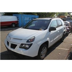 2004 PONTIAC AZTEK 4DR SUV 114,831KM GAS 3.4L