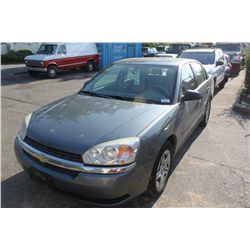 2004 GREY CHEVROLET MALIBU 4DR SDN 198,030KM GAS